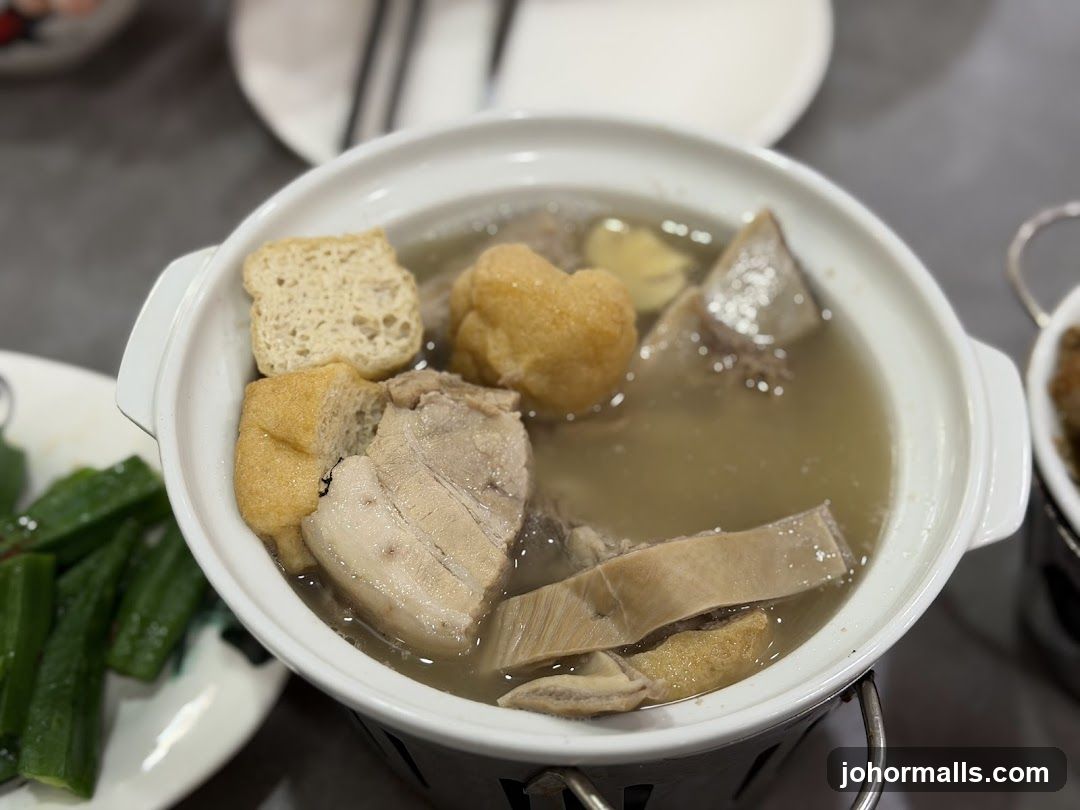 Pork Rib Soup with Tofu and Okra