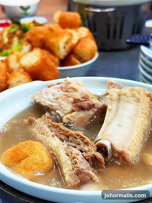 Pork Rib Soup with Fried Dough Fritters