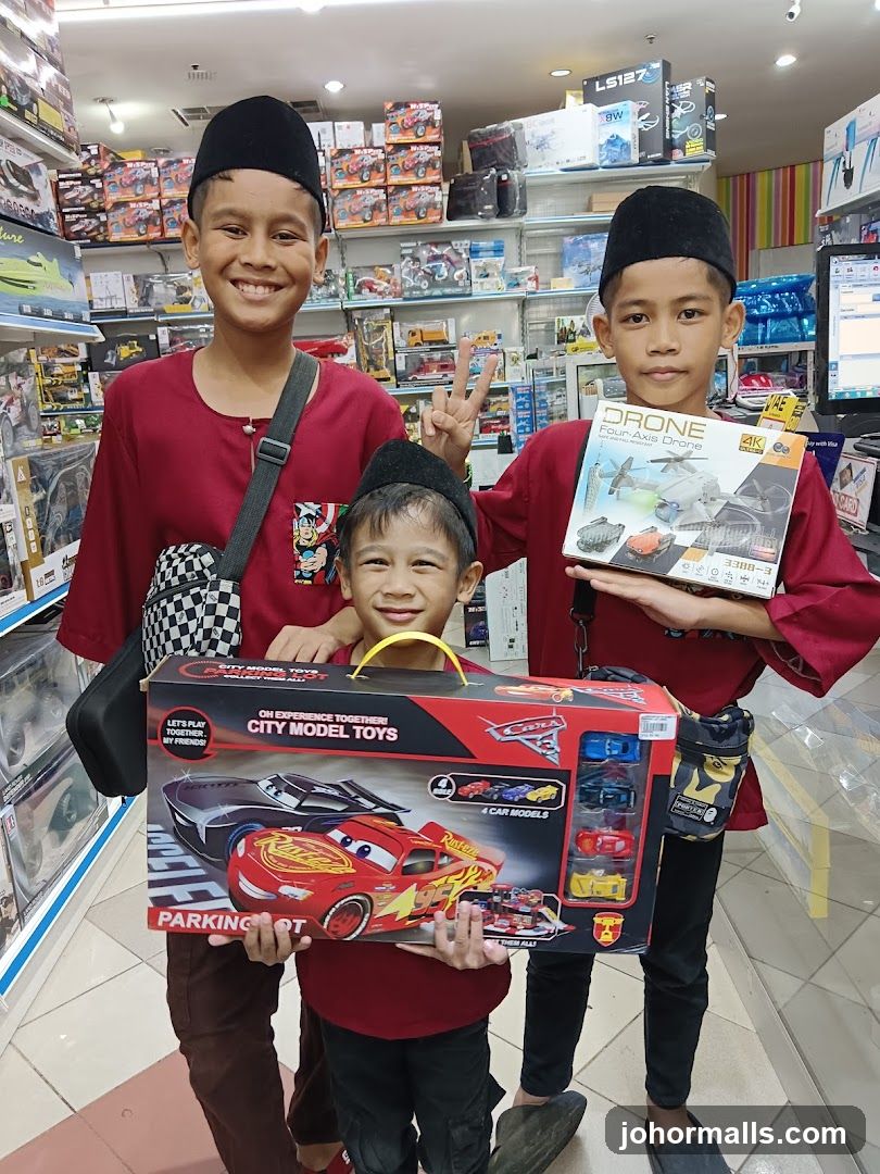 Boys with toys