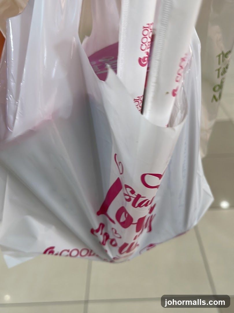 Takeout Bag with Utensils