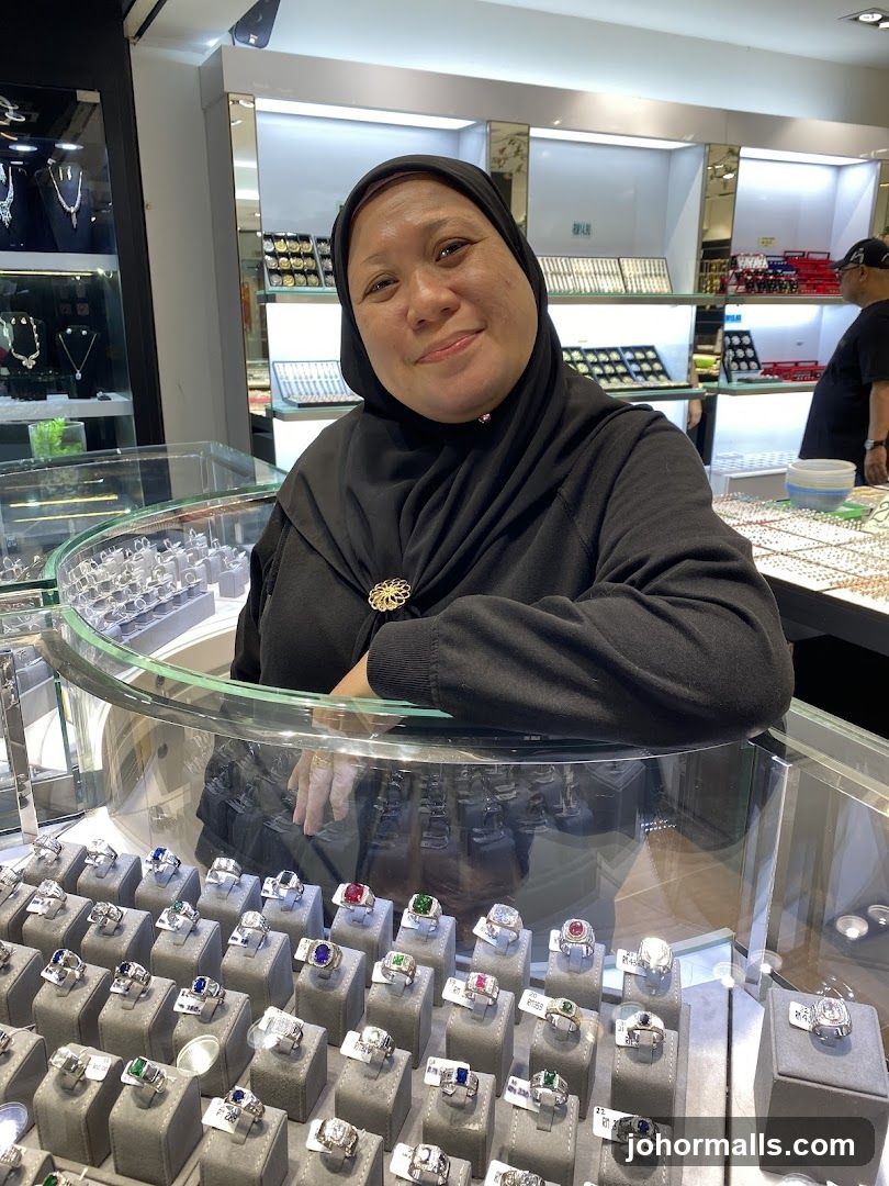 Woman in Jewelry Store