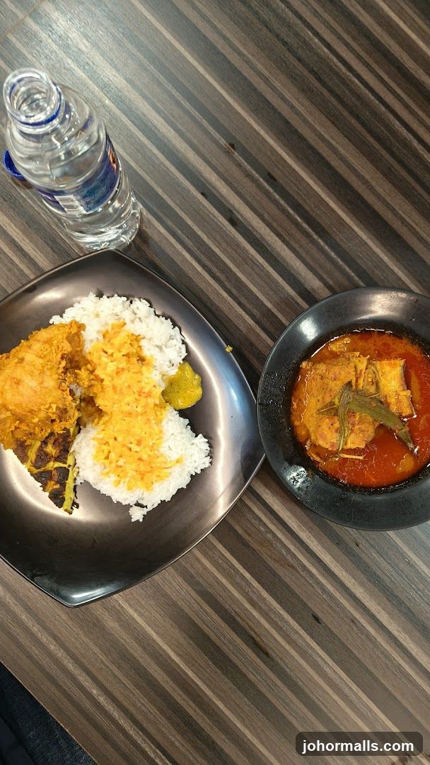 Meal with Rice and Curry