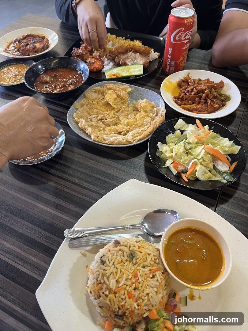 Meal with Rice and Sides