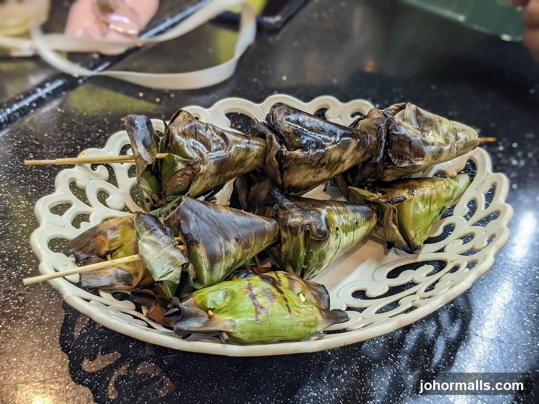 Grilled Food in Banana Leaves