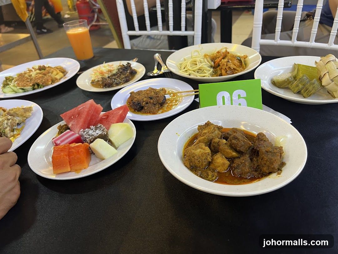 Food spread on a table