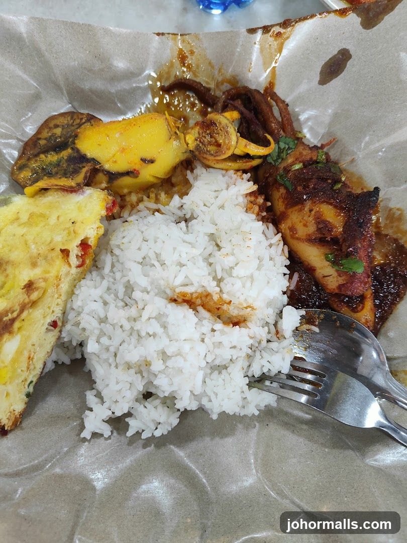 Squid and Rice Meal