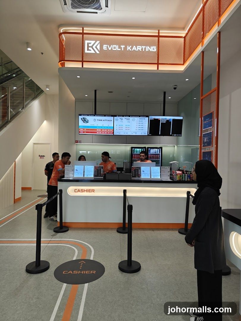 Evolt Karting Cashier Area