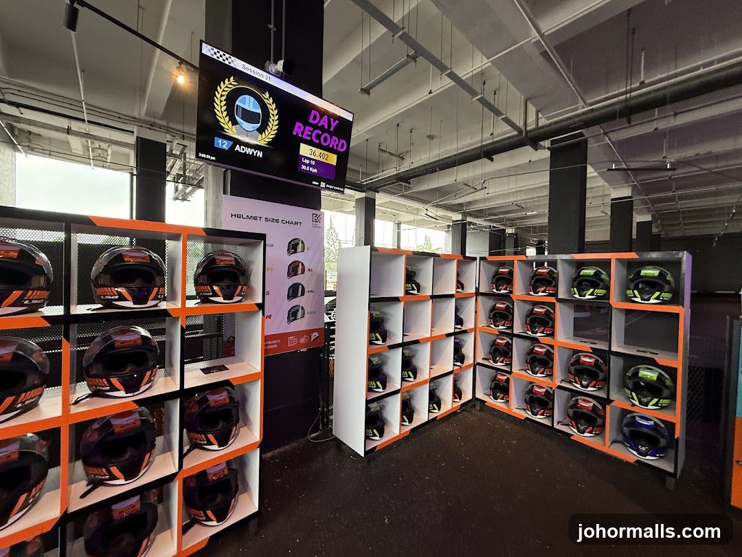 Go-Karting Helmets and Leaderboard