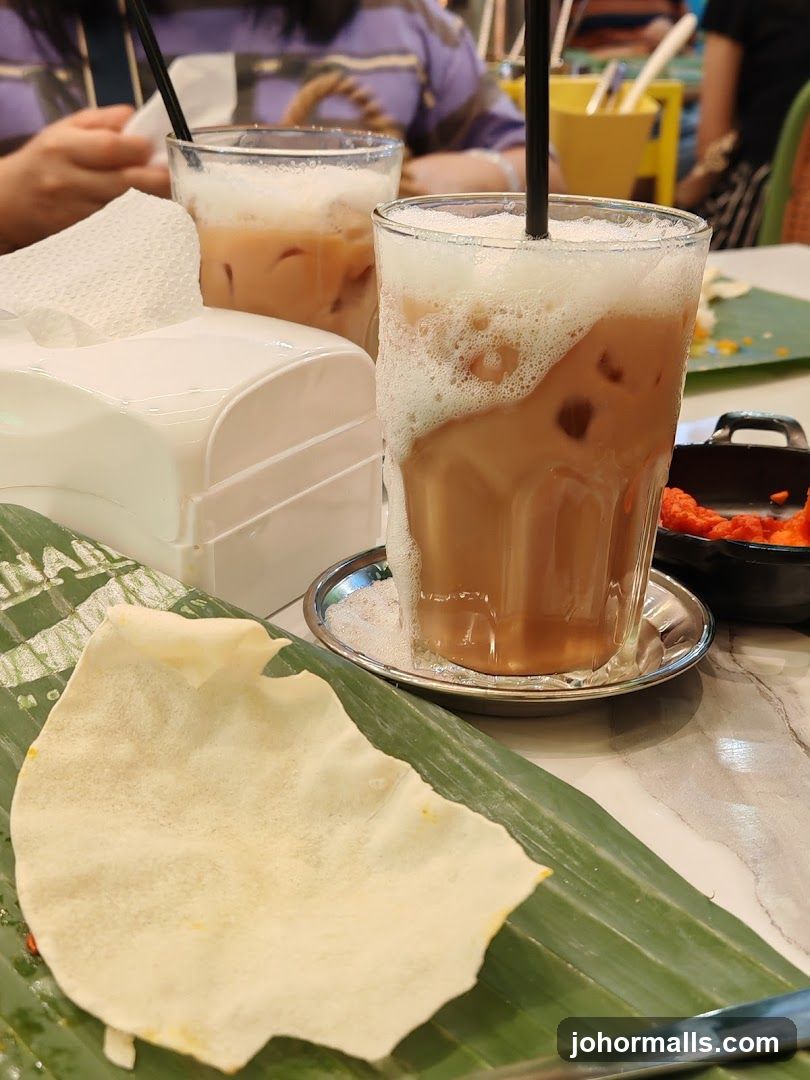 Iced Tea and Appetizer