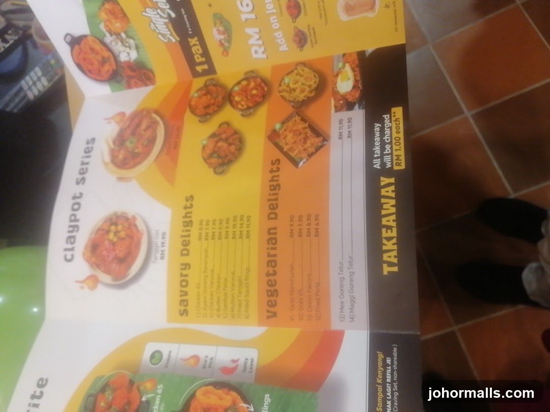 Claypot Series, Savory Delights, Vegetarian Delights, Takeaway