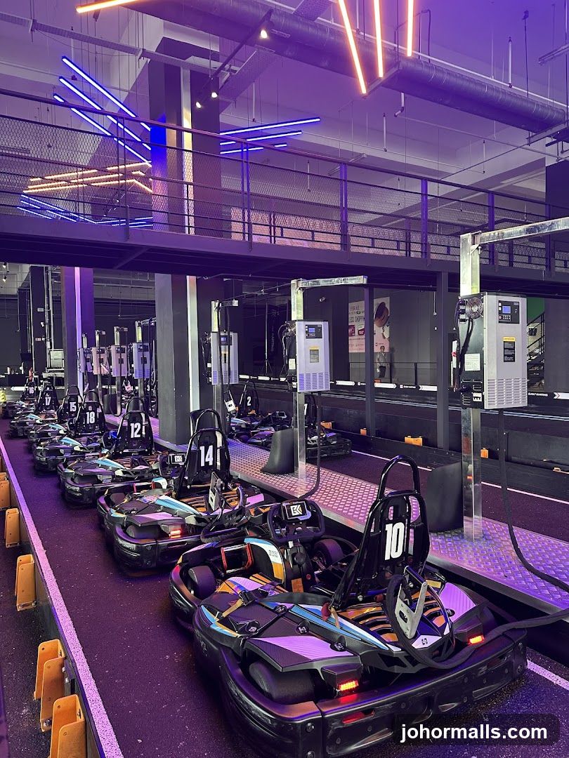Go-Karts Lined Up