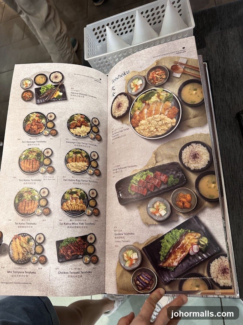 Teishoku Menu