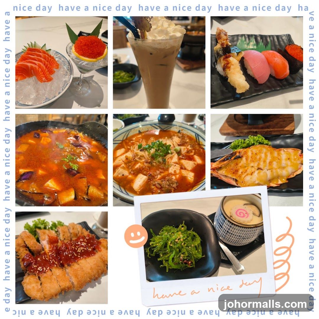 Collage of Japanese Food