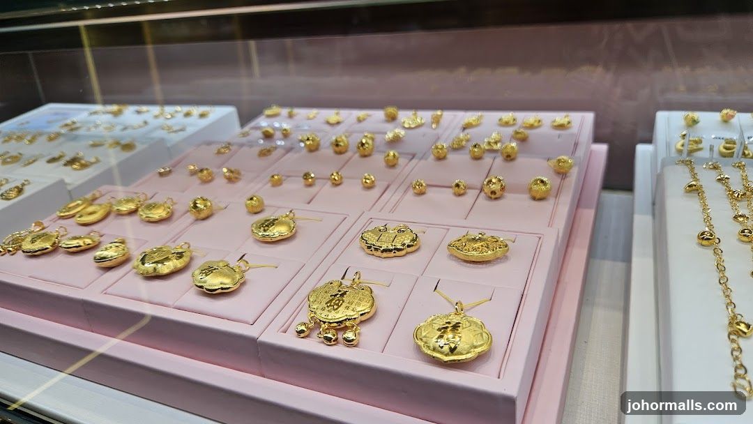 Gold Pendants and Bracelets