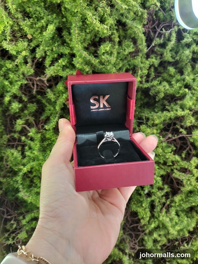 Diamond Ring in Jewelry Box