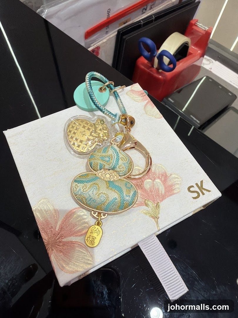 Keychain on a box