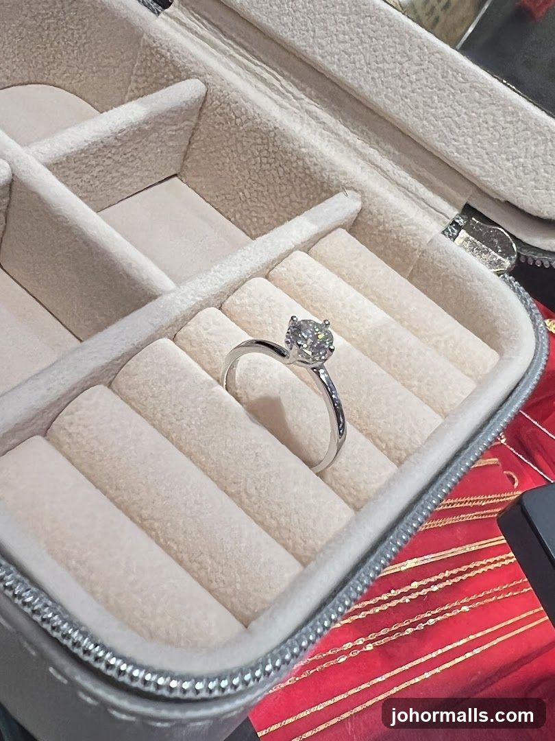 Diamond Ring in Jewelry Box