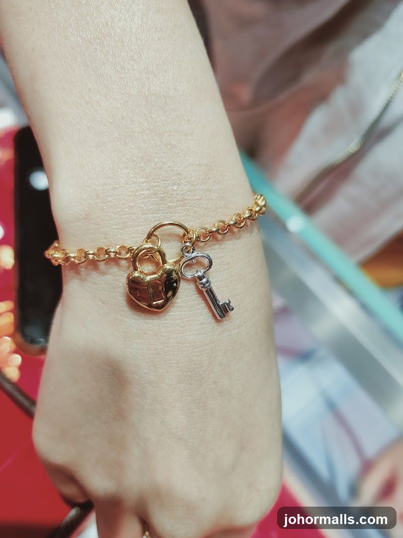 Gold Charm Bracelet