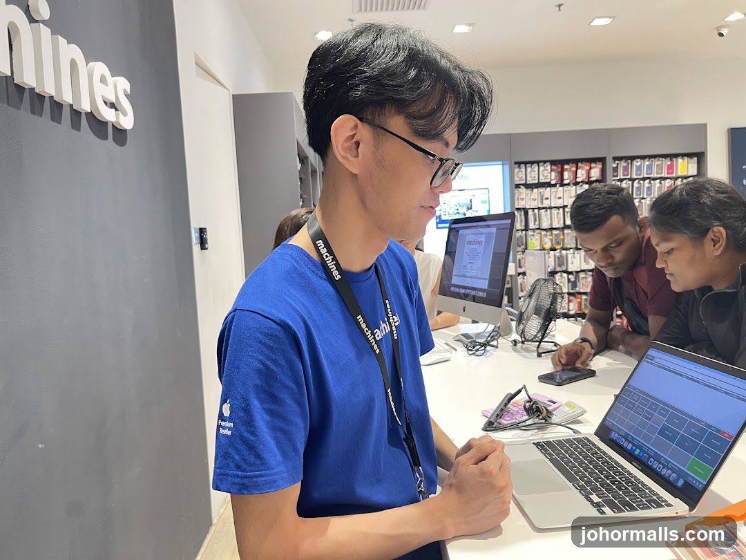 Store employees assisting customers