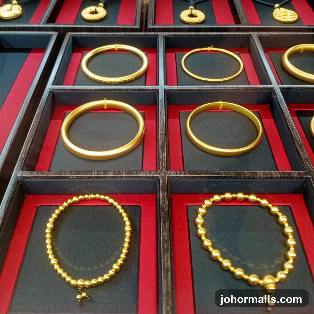 Gold Jewelry Display