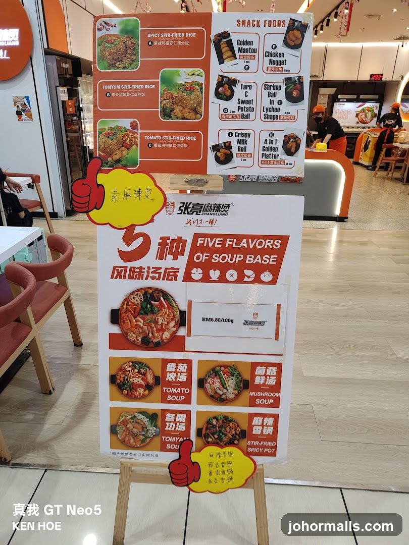 Food Menu Display