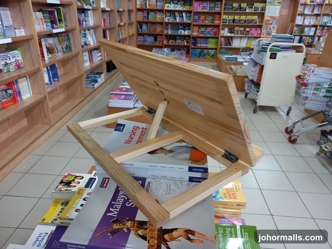 Bookstore Interior with Display Stand