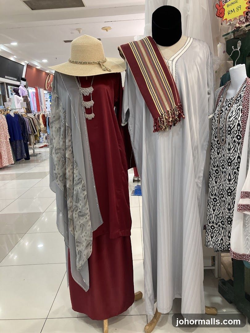 Mannequins Displaying Traditional Attire