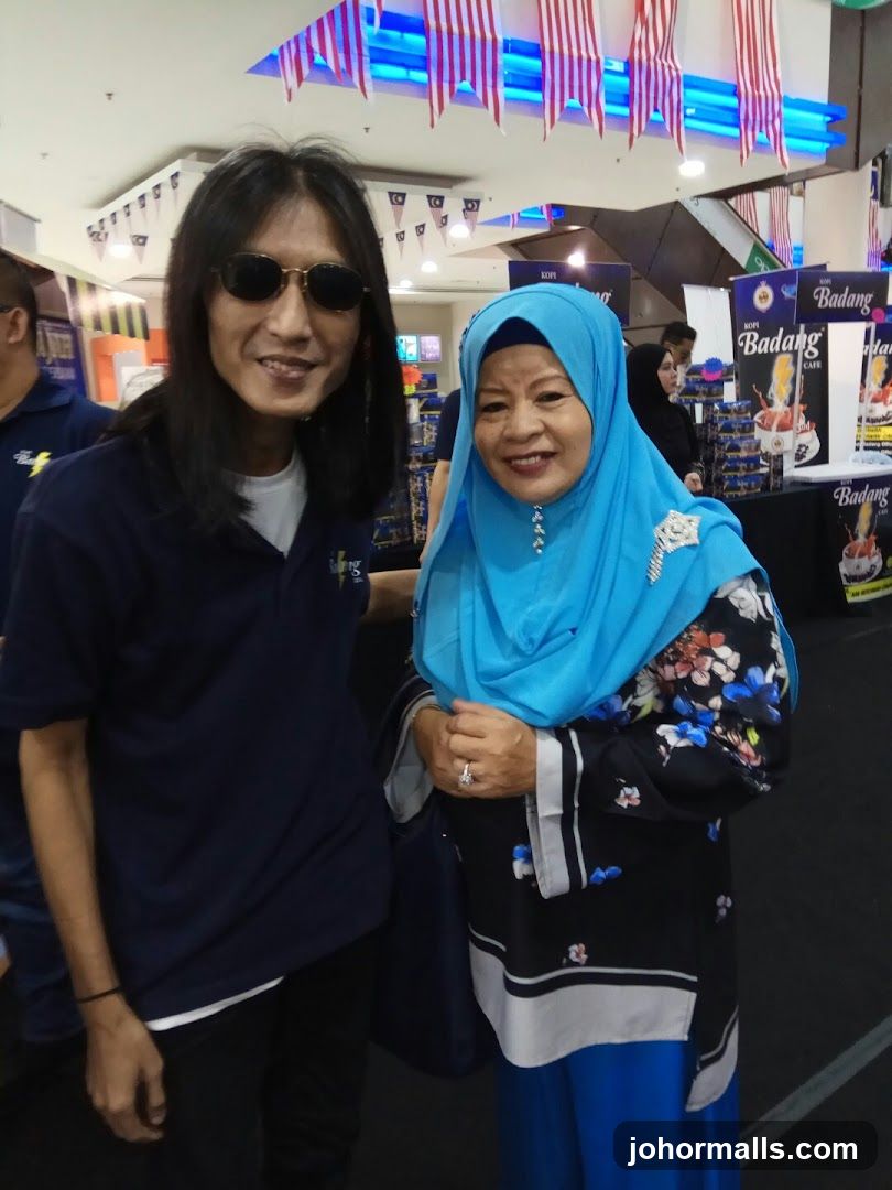 People at a promotional event