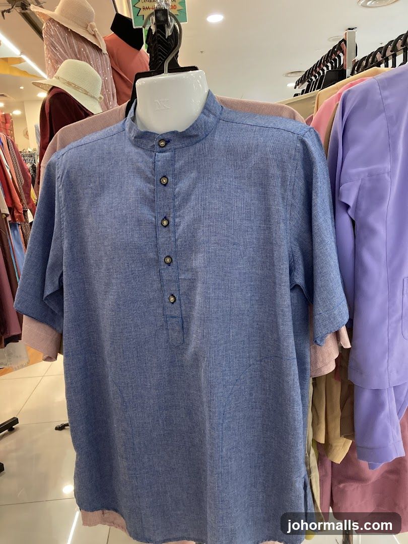 Blue Kurta on Mannequin