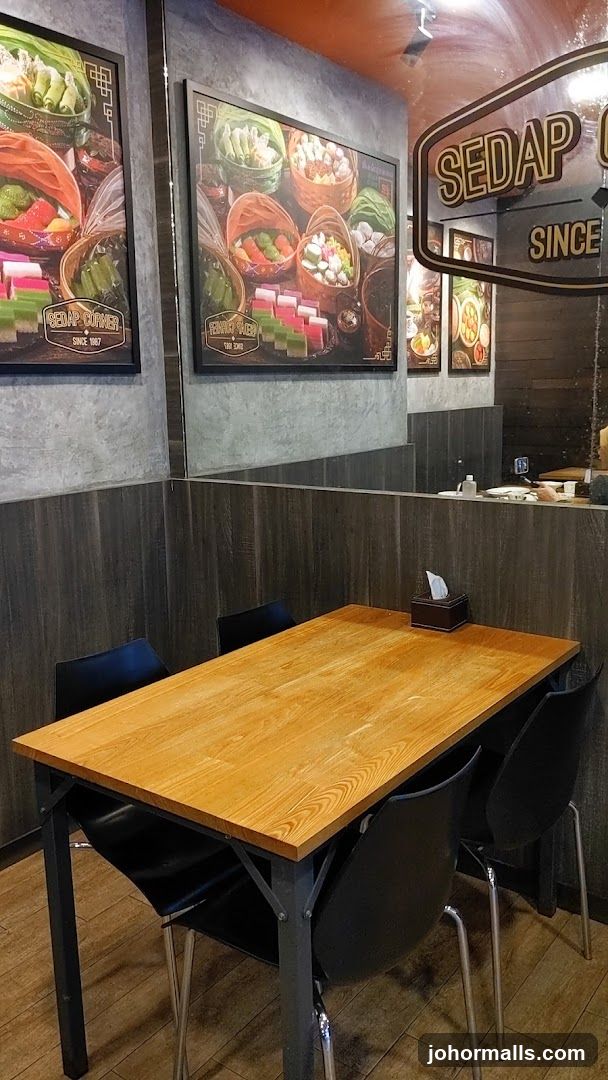 Restaurant Interior with Artwork
