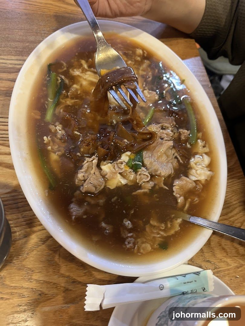 Noodles with Gravy and Meat