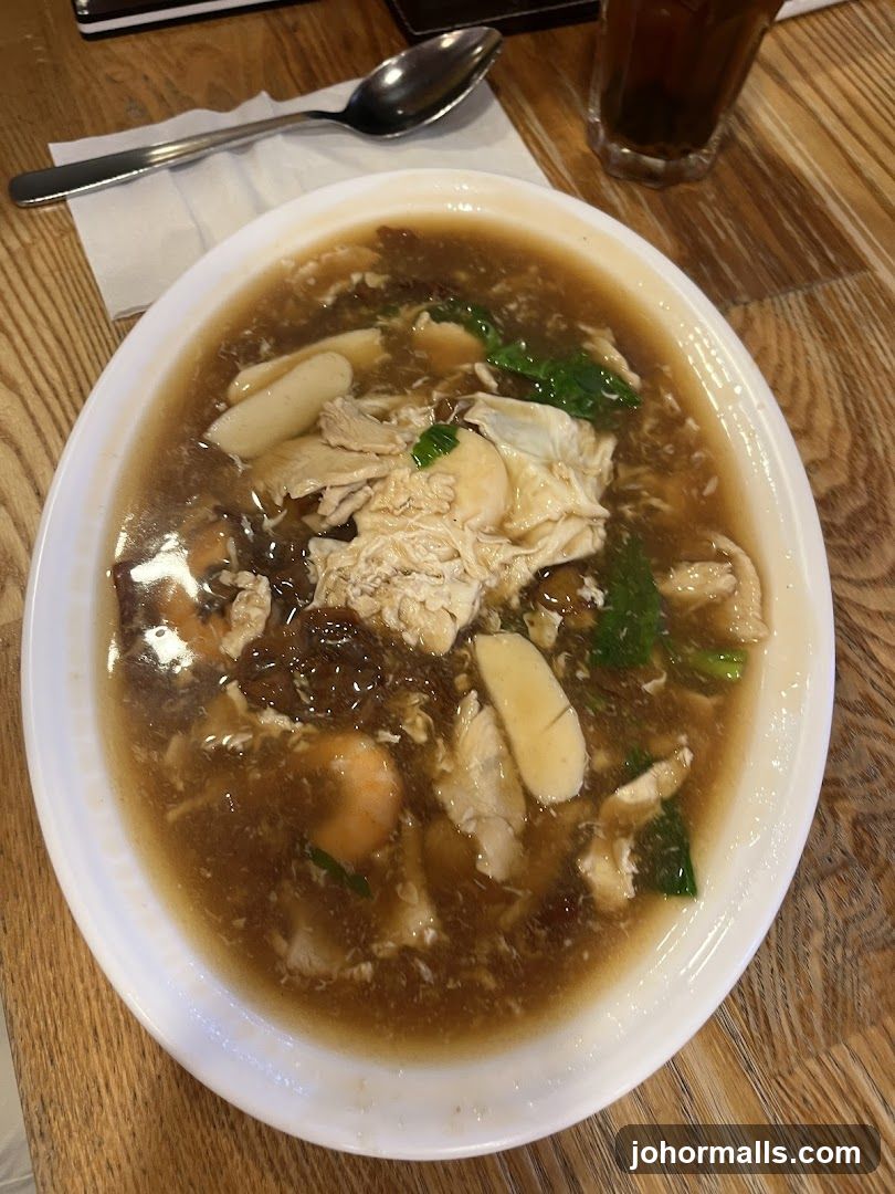 Noodle Dish with Shrimp and Chicken