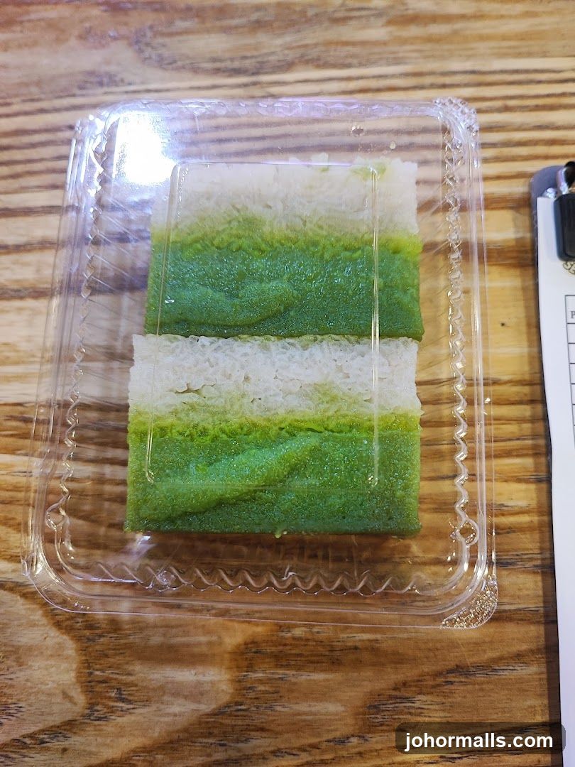 Layered Green and White Dessert