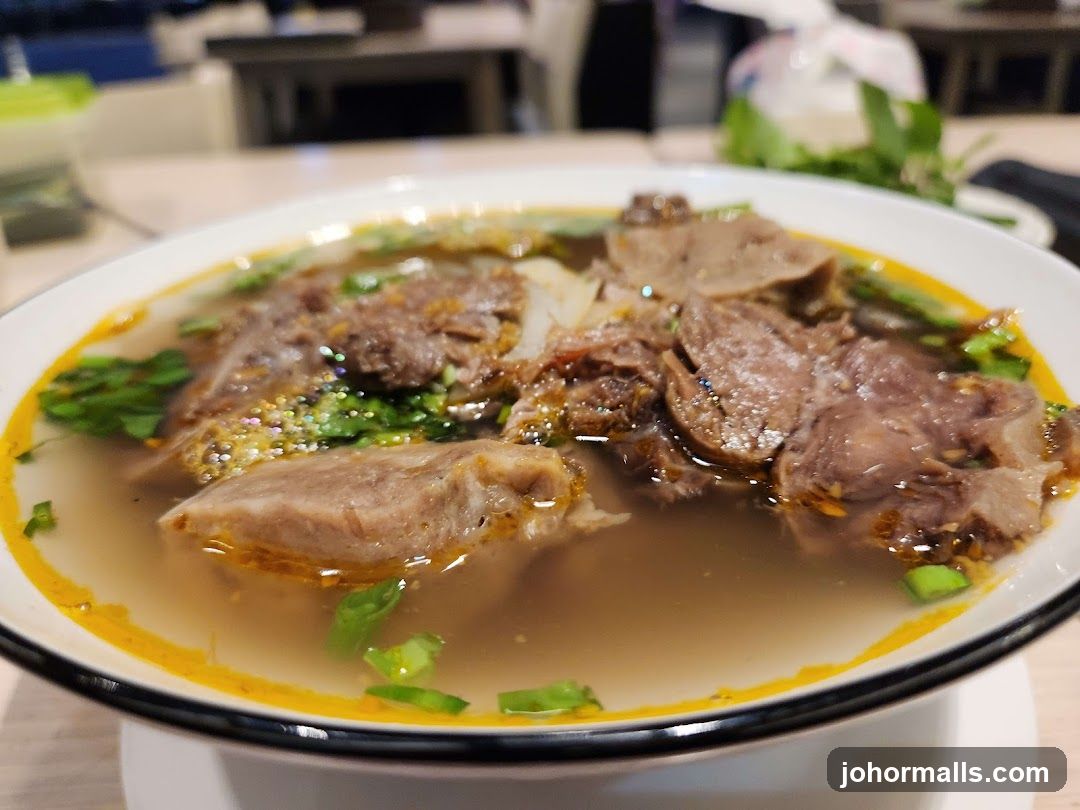 Bowl of Beef Noodle Soup