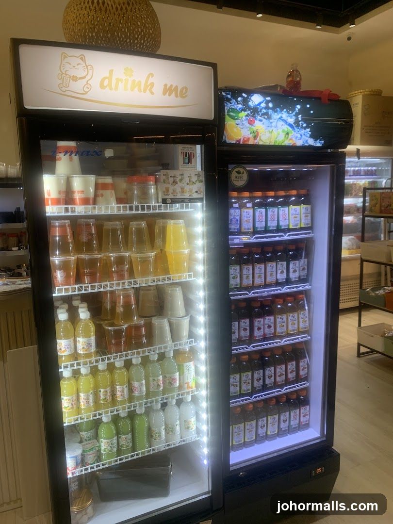 Refrigerated Drinks Display
