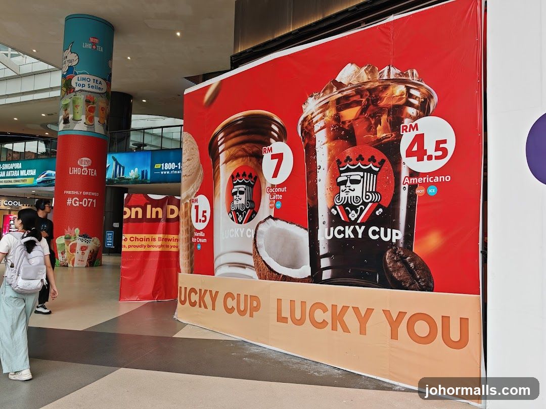 Lucky Cup and Liho Tea Advertisements