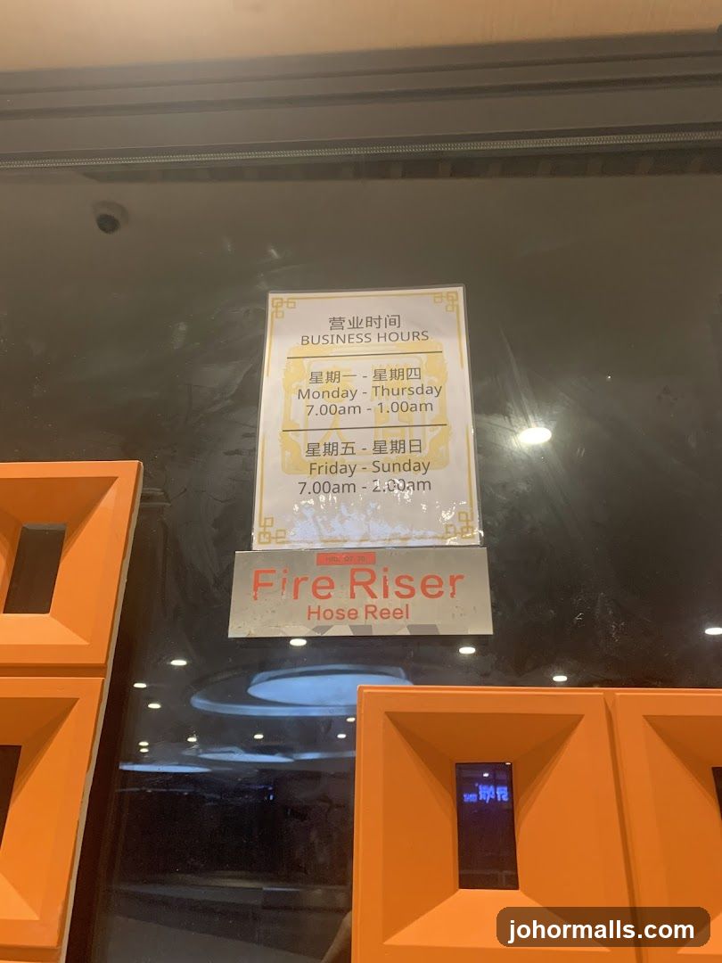 Business Hours Sign