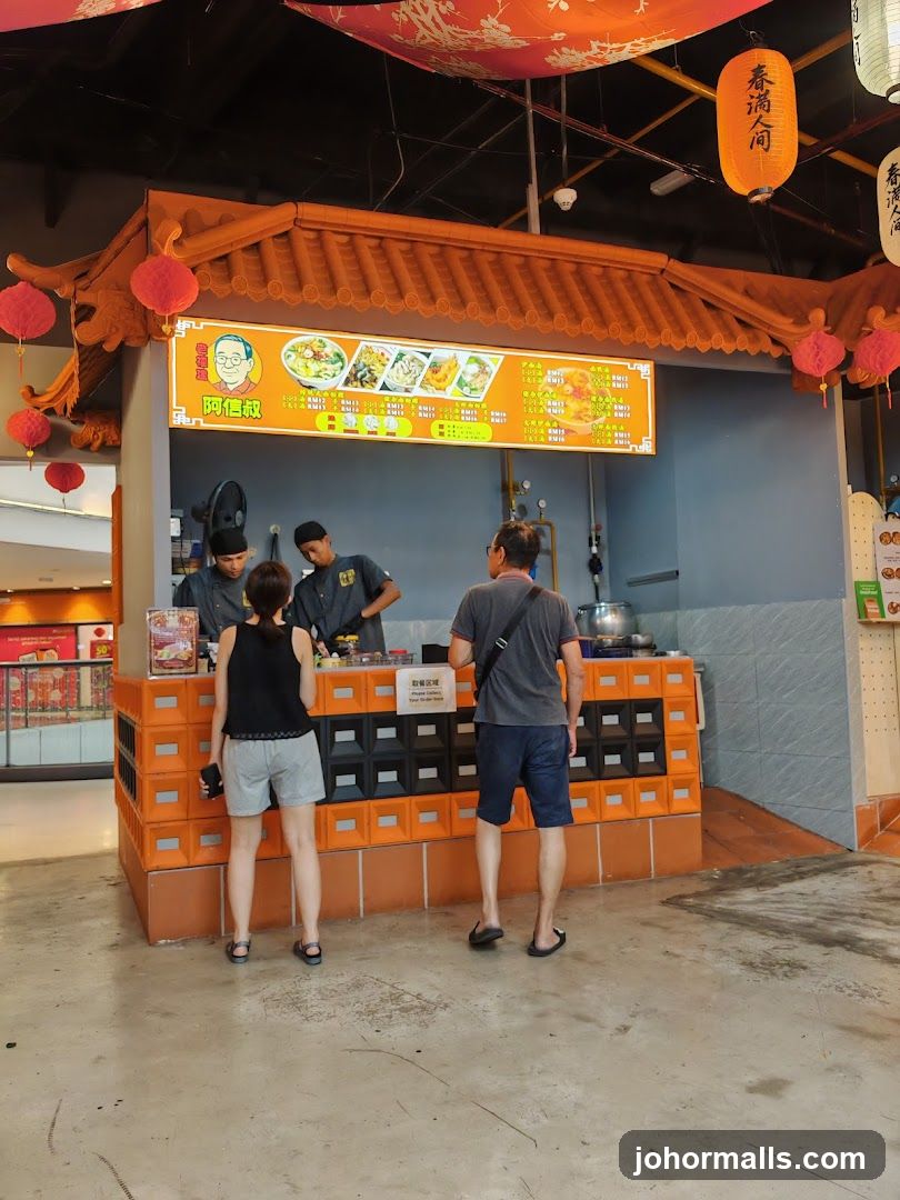 Food Stall with Menu