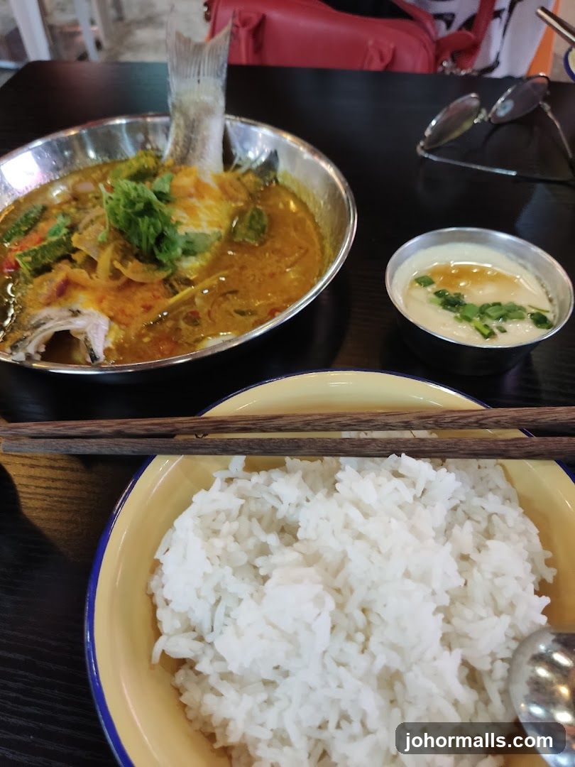 Steamed Fish with Rice