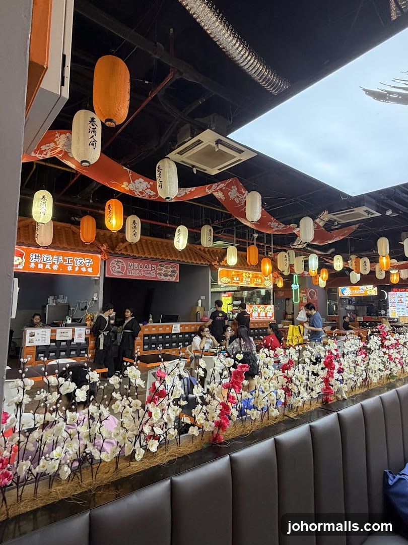 Asian Food Court Interior