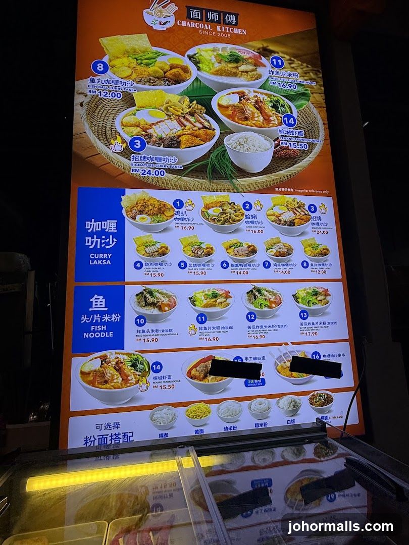 CHARCOAL KITCHEN MENU