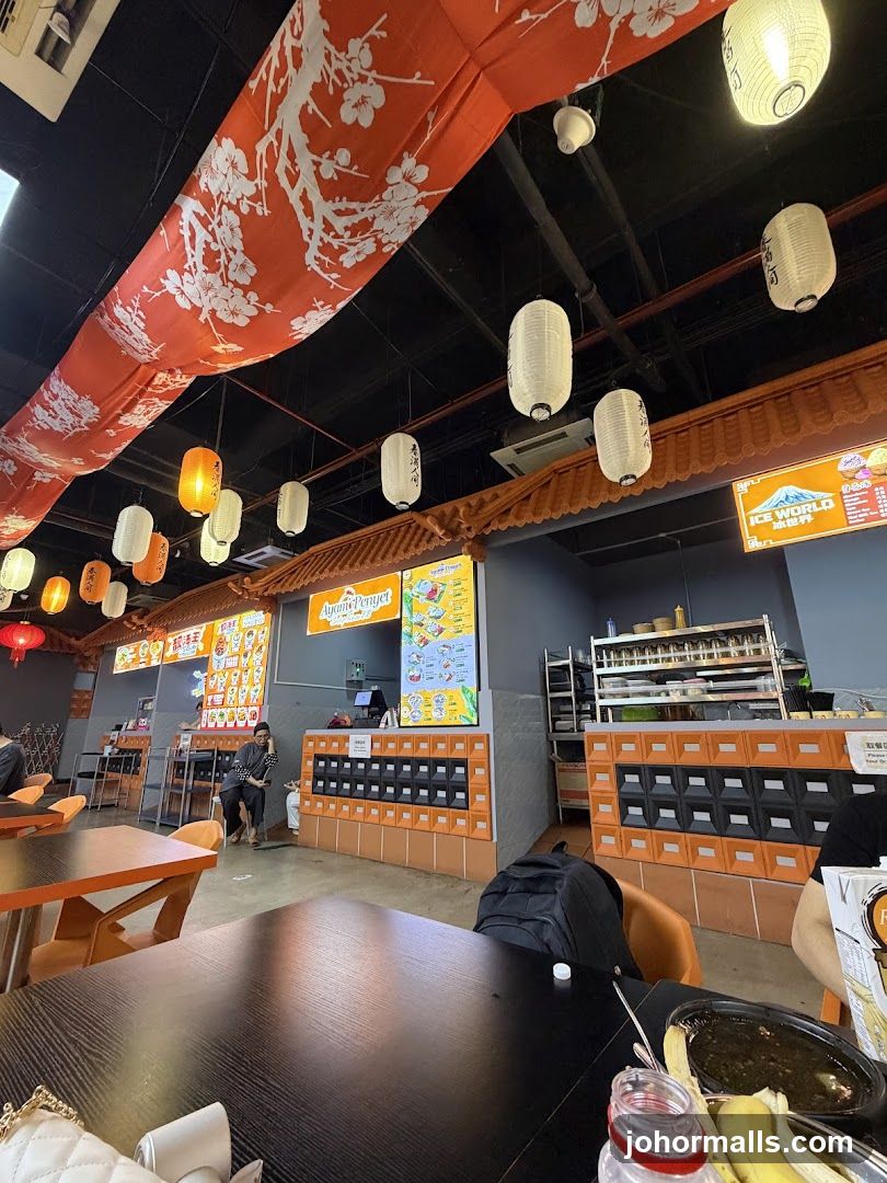 Restaurant Interior with Asian Decor