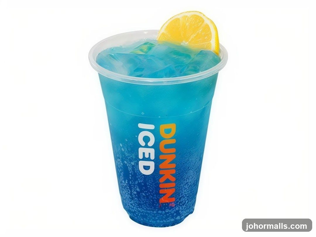 Iced Blue Drink