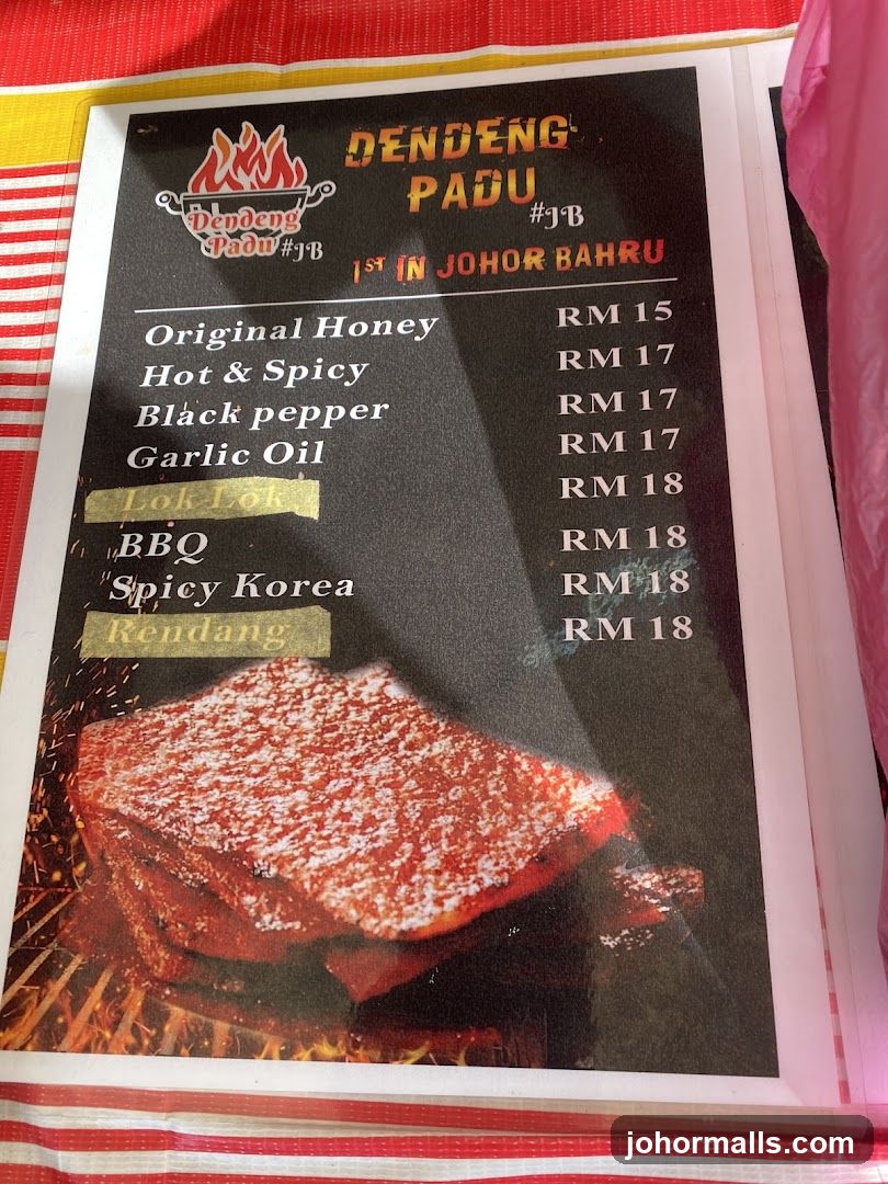 Dendeng Padu Menu