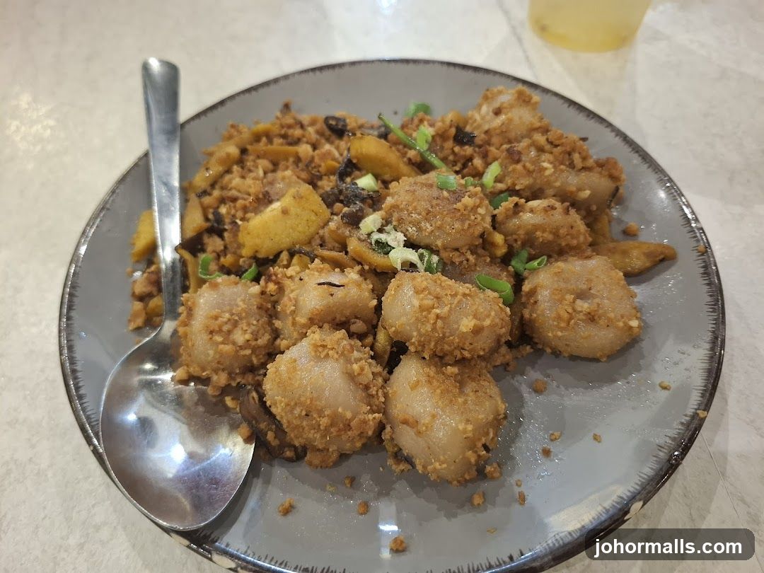 Fried Scallops with Grains