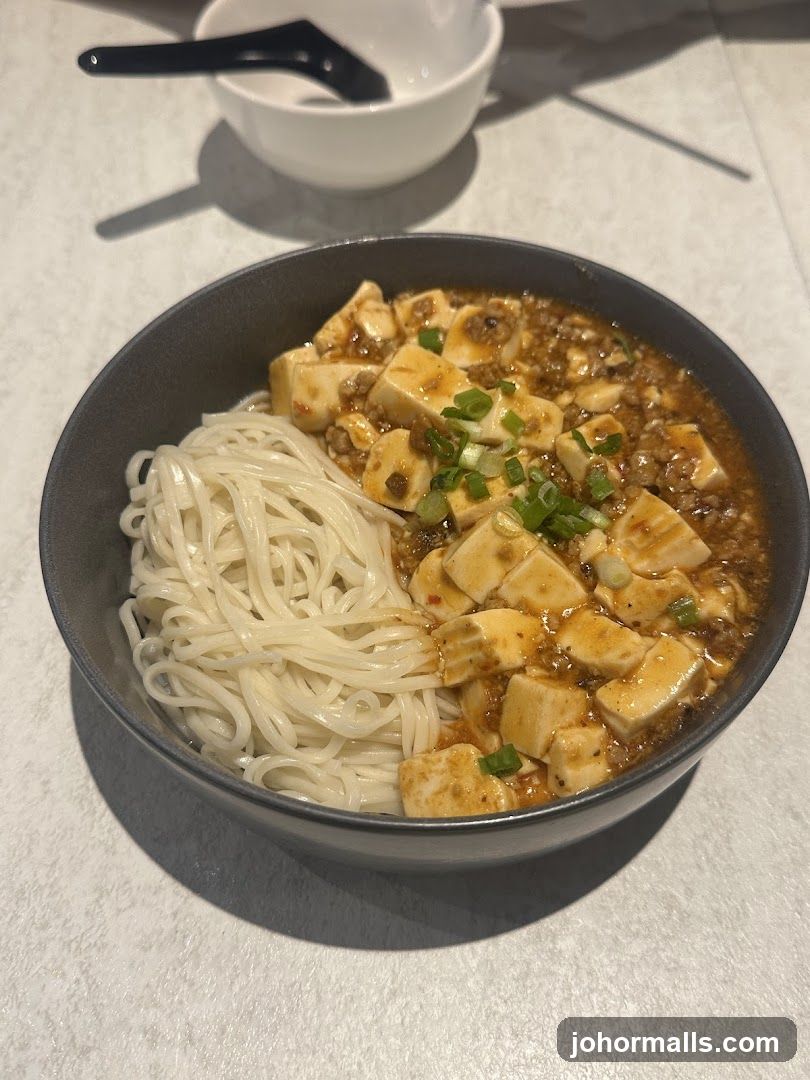 Mapo Tofu Noodles