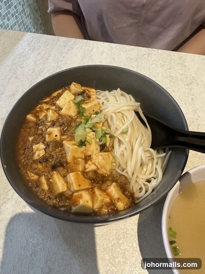 Mapo Tofu Noodles