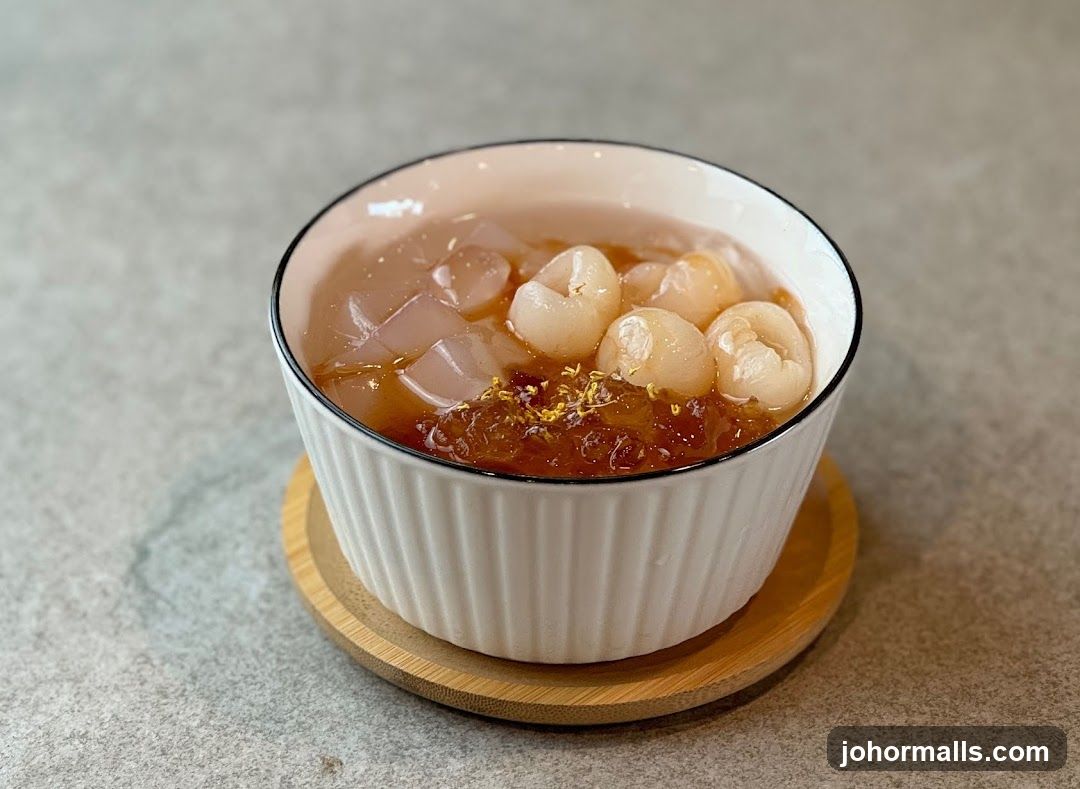 Lychee and Jelly Dessert