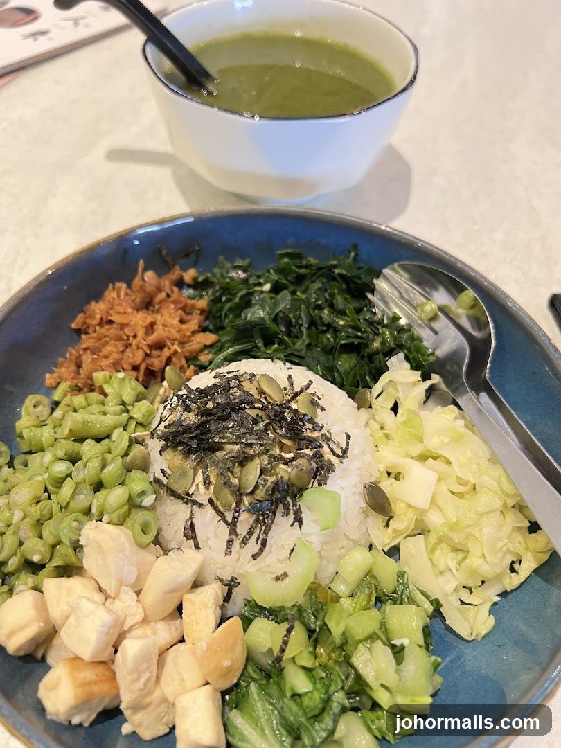 Healthy Rice Bowl with Soup