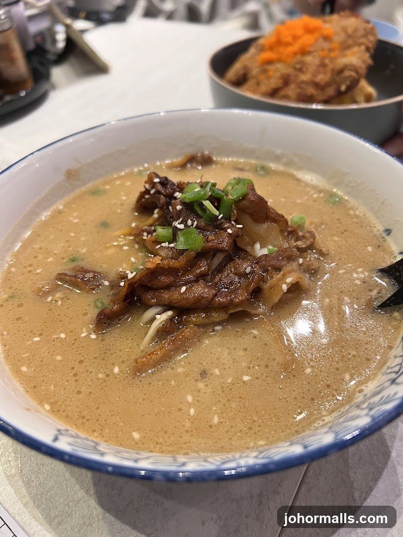 Ramen with Beef and Green Onions